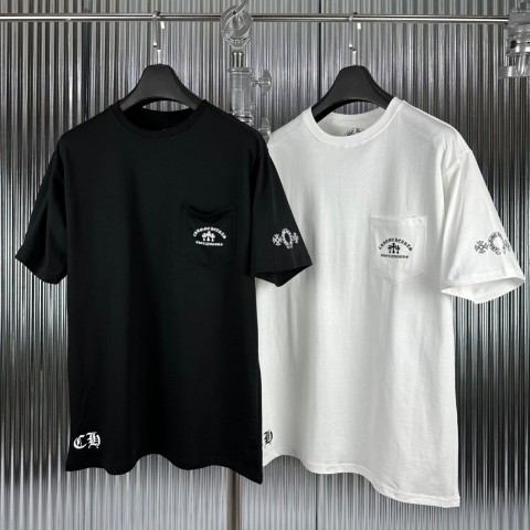 Chrome Hearts 크*하츠 포켓 반팔• (20수싱글 실켓 텐타덤블 작업).9