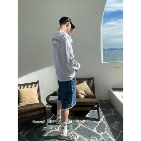 크*하츠 아스펜 롱슬리브 티셔츠(화이트)