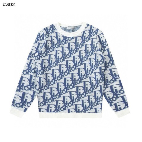 디* 올오버 자카드 니트 스웨터.유