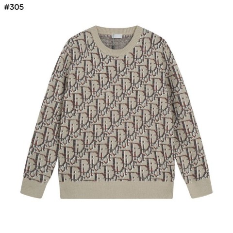 디*자카드 라운드 니트 스웨터.유