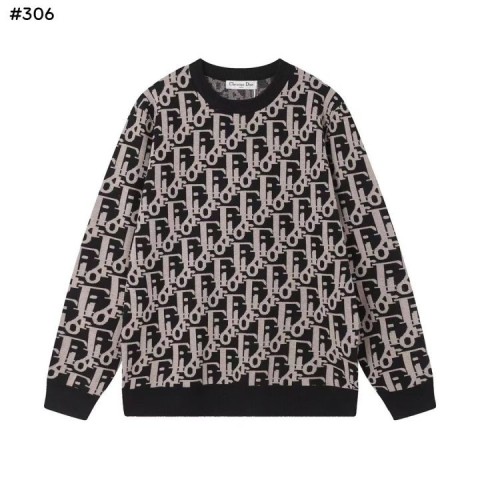 디* 자카드 라운드 니트 스웨터.유