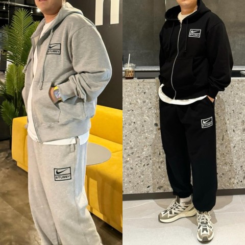 나*키x스*시 풀 집 워시드 후드 집업.더