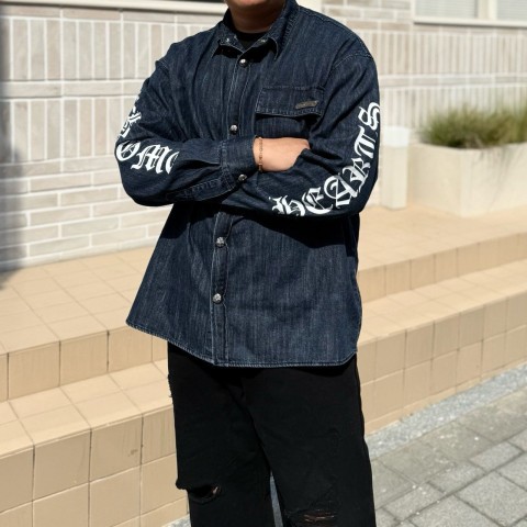 크* 데님 셔츠.더