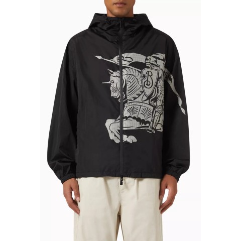 버*리 EKD 나일론 후드 자켓.유