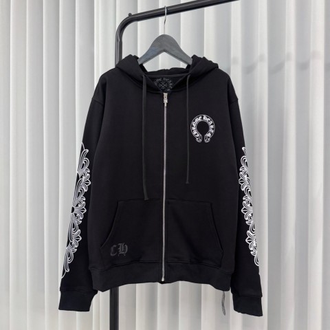 크*하츠 홀스슈 플로랄 후드 집업