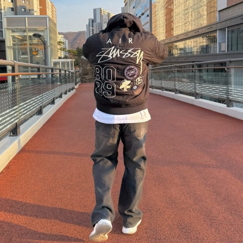 S X N 리버시블 양면 자켓.더