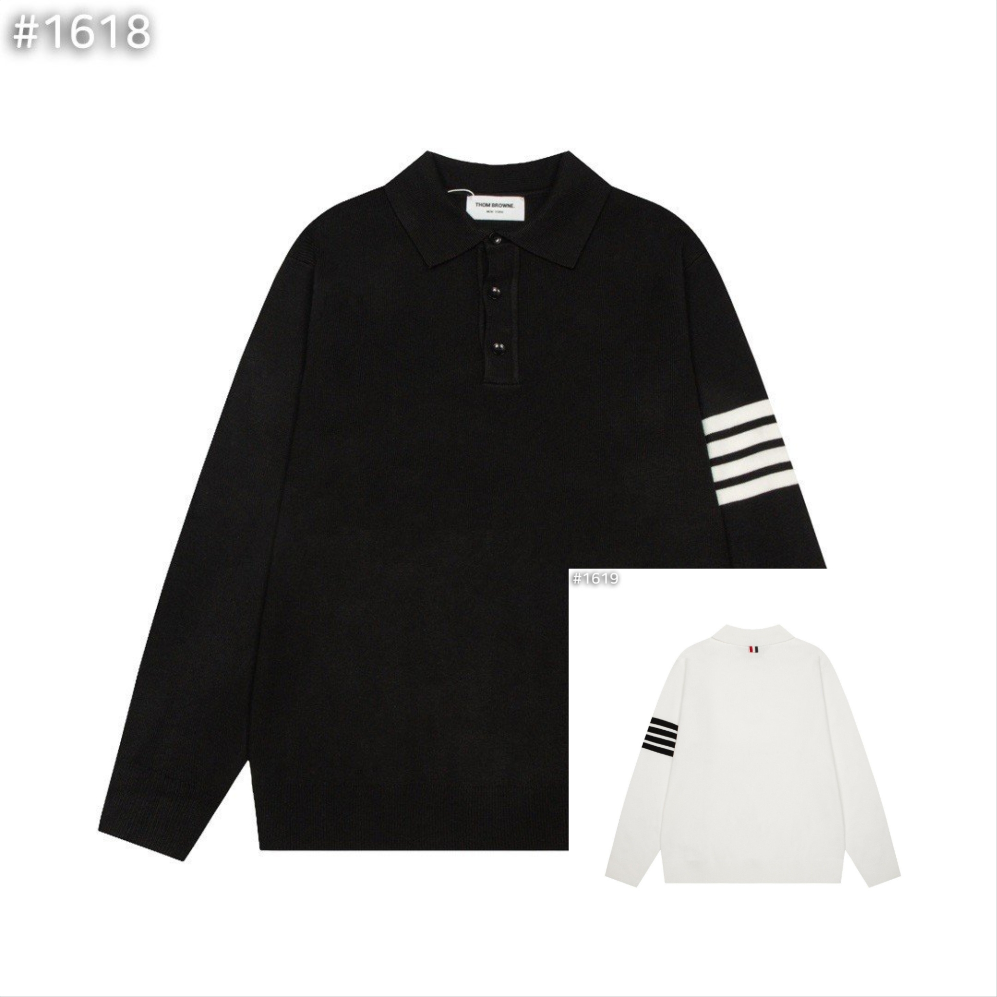 톰***사선 울 카라 니트.유