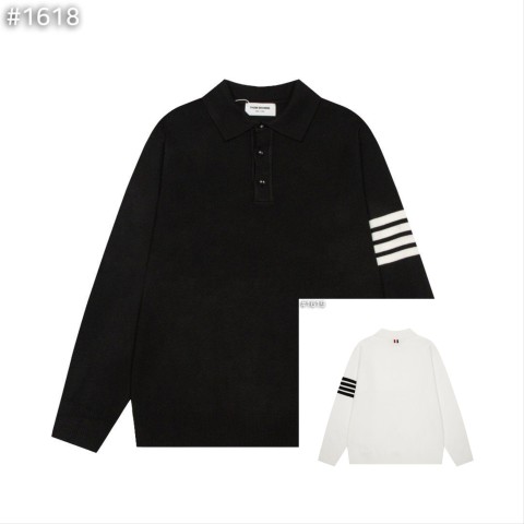 톰***사선 울 카라 니트.유