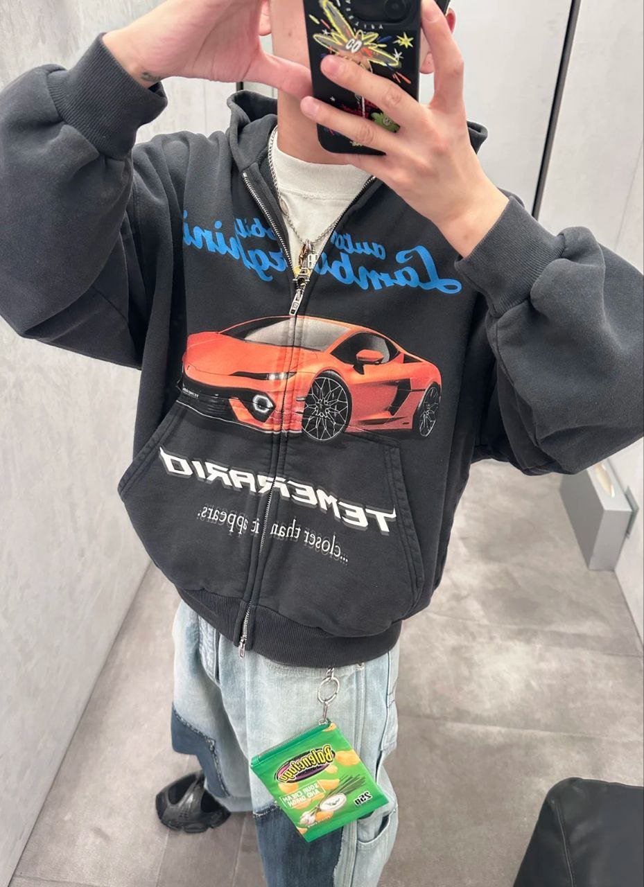 발**** x 람**기니 25 오토모빌리 후드집업.i