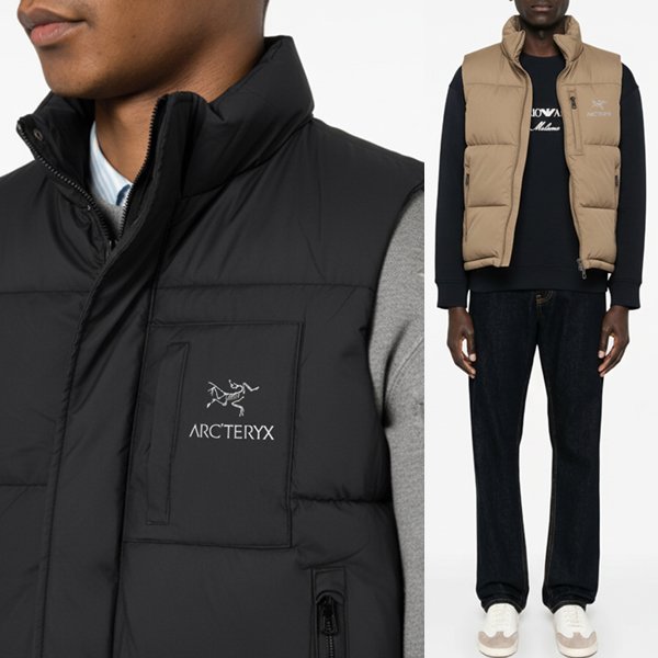 아***스 포켓로고 패딩베스트.ㄷ  