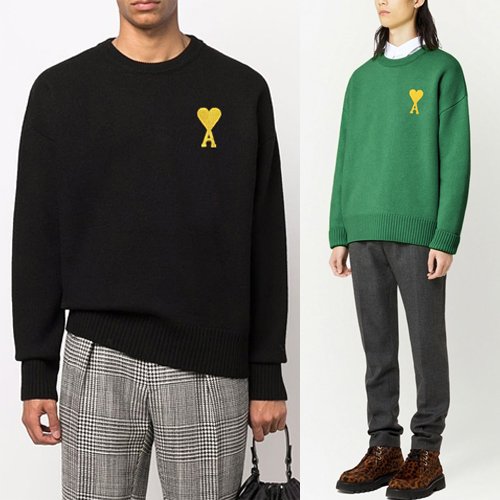 아* 골드하트 라운드니트.ㄷ