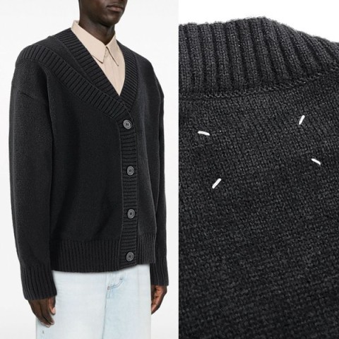 마*지엘라 더블넥 가디건.듀 