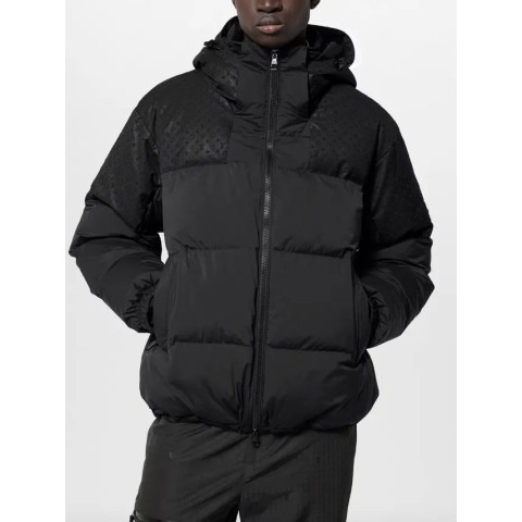 루* 플레이스드 모노그램 다운 패딩