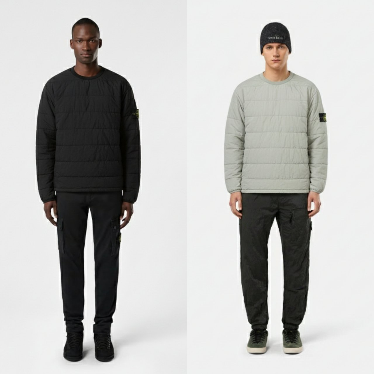 스* 나일론 패딩맨투맨.m