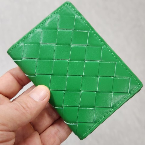 보** 인트레치아토 지갑(그린).ㅋ