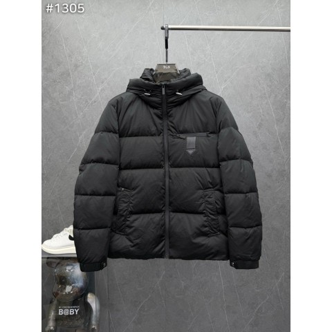 프*다 파리스 트라이앵글 탭 후드 다운 자켓.유