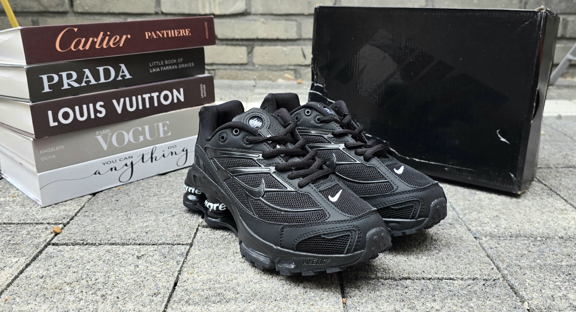 나*키 X 슈*림 샥스 블랙.ㅌ