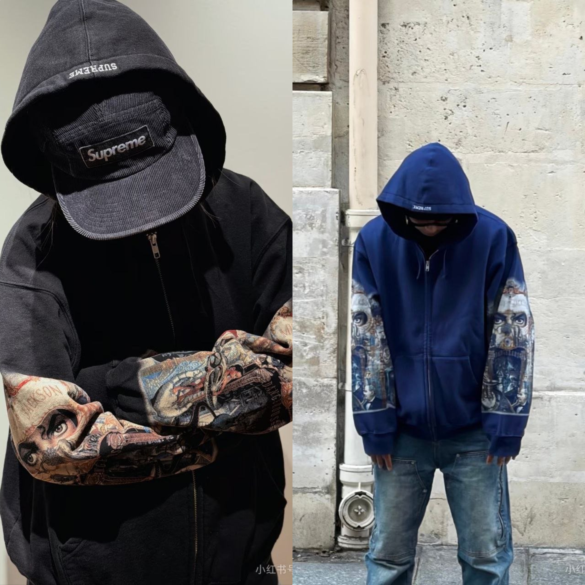 슈프* 마이클잭슨 WEK18 Dangerous 후드 집업 .i