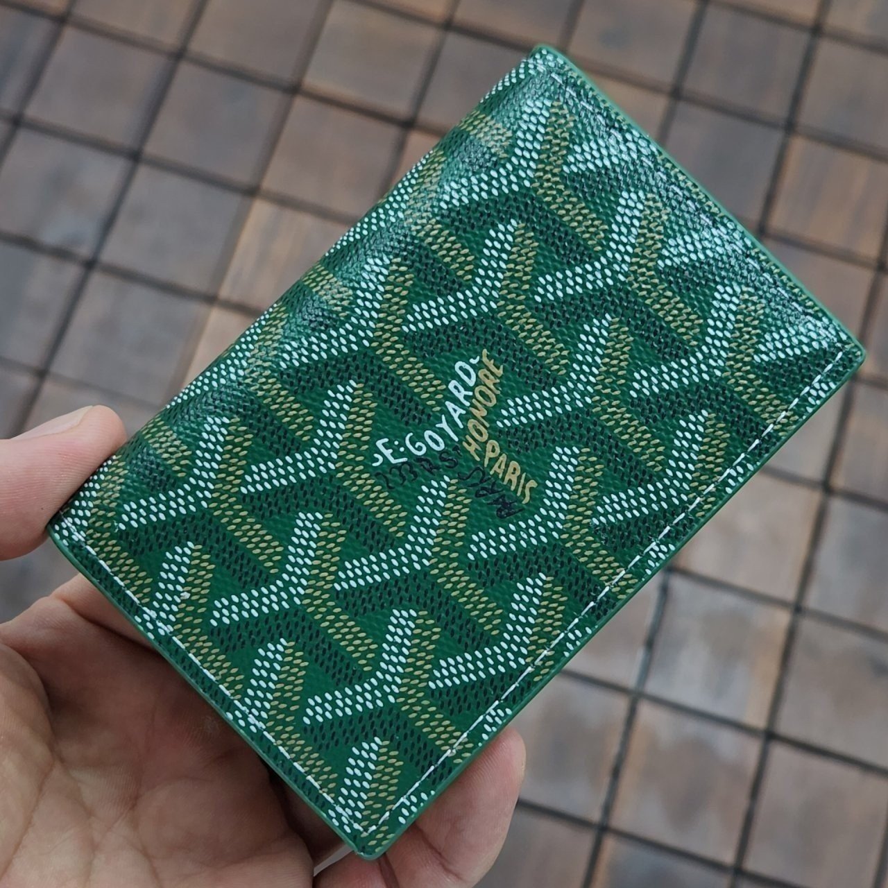 고** 카드 명함 지갑(그린)