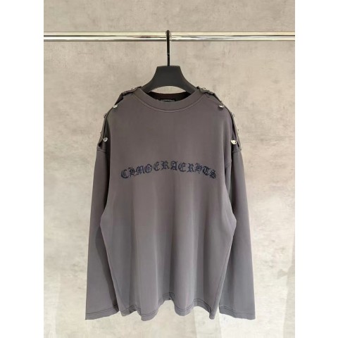 크***  로고 숄더 포인트 오버 롱슬리브.a