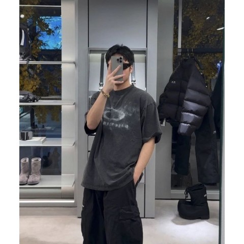 발*** 26 워시드 크레용 티셔츠.n