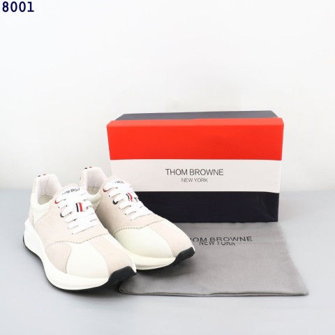 톰**운 화이트 그레이 스프린터 스니커즈.ㄱ