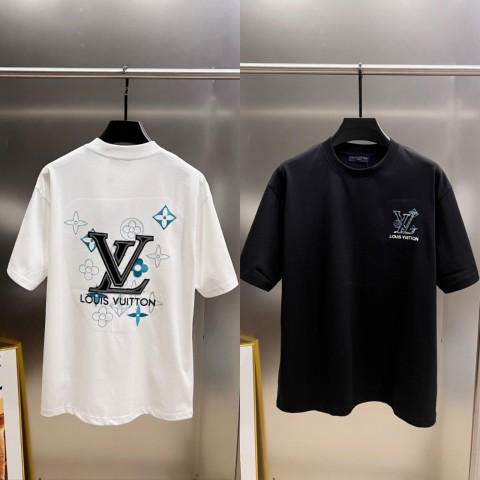 루* 시그니처 팽글자수 반팔.b