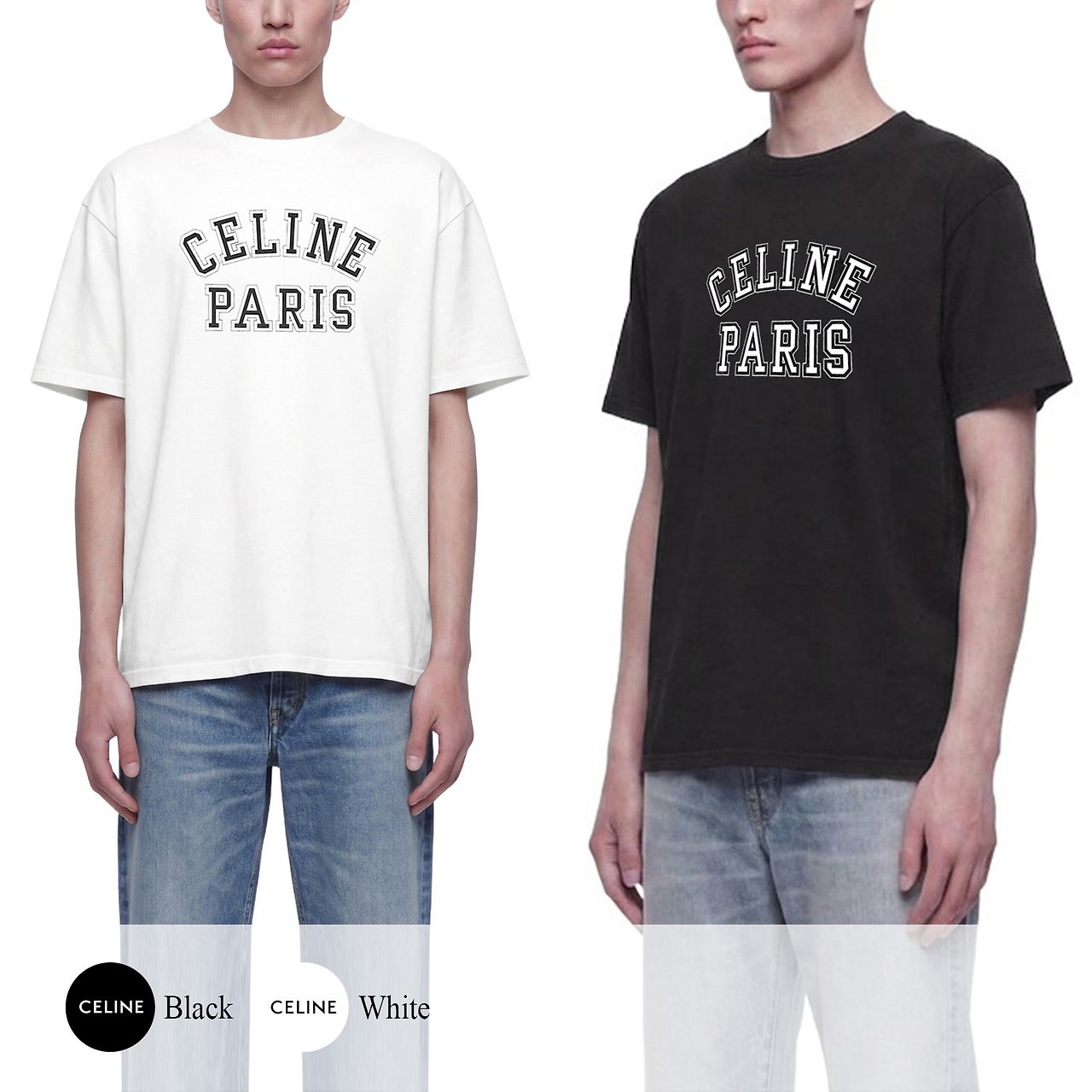 셀** PARIS 프린팅 티셔츠.ㄹ